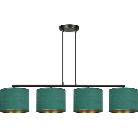 Lustre Emibig Hilde vert/noir doré 4xE27 dimmable IP20 (1/5)