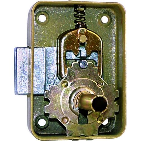 Vachette – Serrure électrique 70 façon PARIS – Canon 27 mm – Axe 30 mm – Sens droite – Acier – Finition bronze