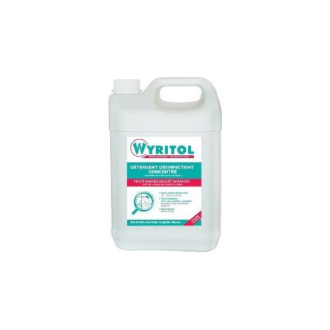 Détergent désinfectant concentré wyritol 5 litres