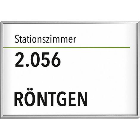 FRANKEL kaiserkraft, Plaque de porte, format A5 horizontal, h (1/2)