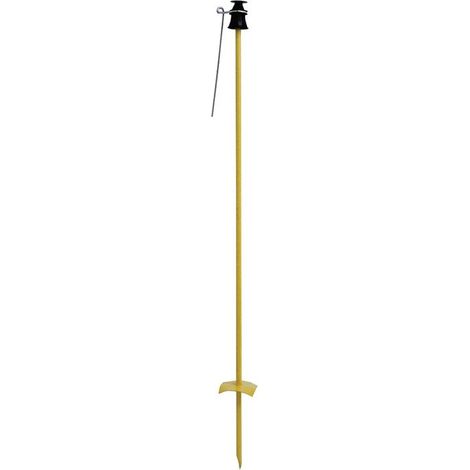 Piquet de clôture électrique 1m avec pointe – Acier traité – Résistant aux intempéries – Installation rapide pour pâturages – Chapron Lemenager