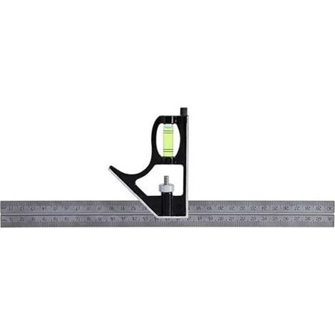 300 mm verstellbarer Ingenieurwinkel, Zimmermannswinkel, Kombinationswinkel-Set, rechtwinkliger Lineal, groß (1/4)