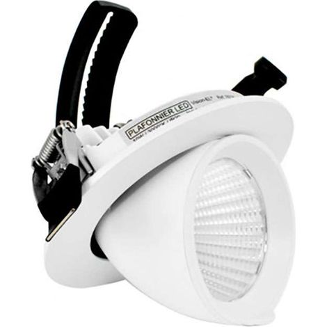BOUTICA SPOT ESCARGOT DIAM 100MM ORIENT 10W 3000K MIIDEX VISION-EL 76730 (1/5)