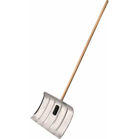 Aluminium-Schneeschieber 50 cm, ohne Kante, Kunst-Klemm (1/4)