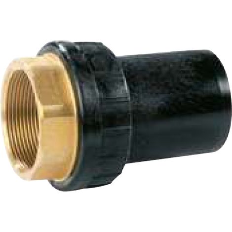 SCELTO DA DESIVERO Raccordo di transizione pe/ottone diritto filatatto f gas/acqua 90x3" codice prod: DSV14434