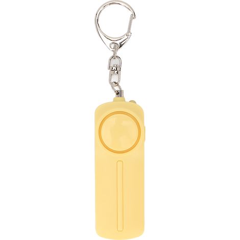 Persönlicher Sicherheitsalarm (130 dB) mit LED-Licht für Frauen, Kinder und Senioren – Gelb (1/5)