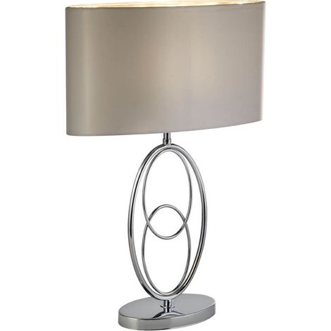 Lampe Tripod 1x40W E27 Chrome Argent (1/3)