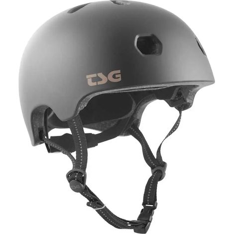TSG Meta Solid Kask-Skate Satin Black L/XL
