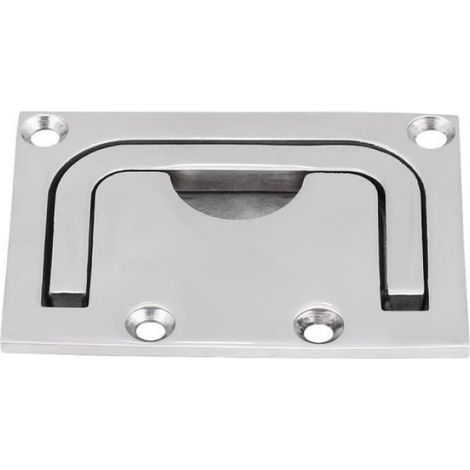Poignée De Trappe De Caisson - Acier Inoxydable 316 - Pour Yacht Marine - 7,5 x 5,6 cm - 1 Pièce (1/4)
