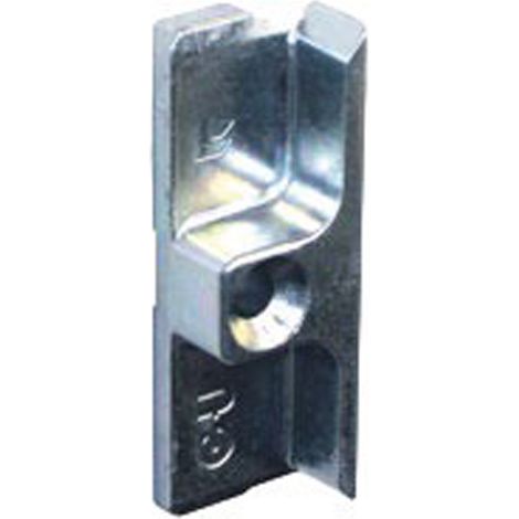 Ferco – Gâche pour crémone zinguée 7/8x4mm pour bois – Installation précise et sécurisée – Mécanisme de galet intégré – 9339210001