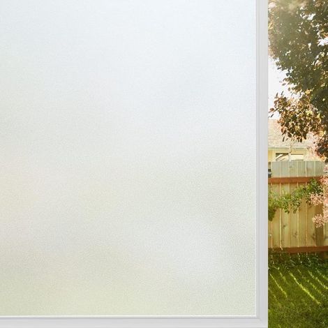 Pellicola elettrostatica per finestre contro gli sguardi indiscreti,pellicola statica per vetri 44,5x200 cm per maggiore privacy (1/5)