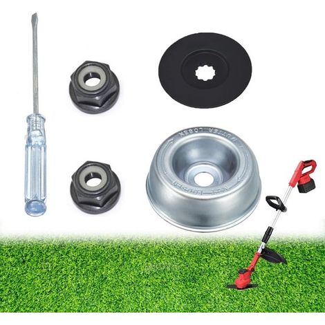 Kit de montage adapté à une lame de coupe pour métaux, accessoires compatibles avec les débroussailleuses Stihl (1/2)