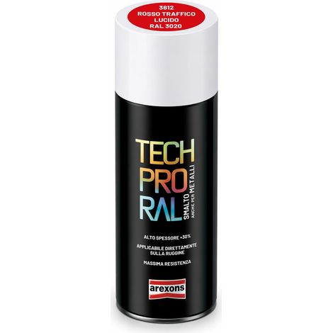 smalto spec.metallo rosso traffico brillante ral 3020 ml4 (1/5)