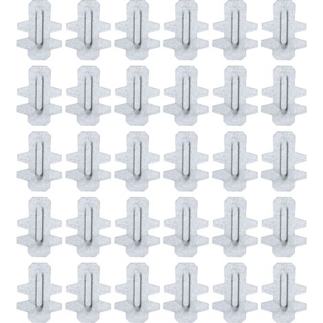 Lot de 30 clips de fixation pour cages grillagées pour animaux, boucles de fixation en acier inoxydable antirouille pour cages à lapins, à oiseaux et à poules (1/5)