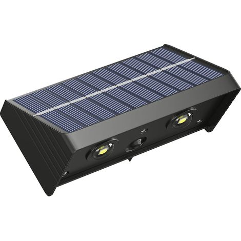 Applique da parete solare 50 lumen Nero - SABORG (1/4)
