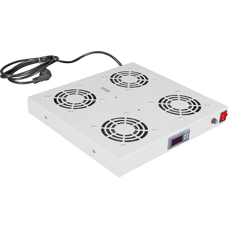 EQUIP Módulo de ventiladores de 19" para bastidores de servidores. 4 ventiladores, RAL 7035