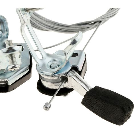 Manette de vitesses à friction en aluminium avec câbles de frein, accessoires pour VTT (1/5)