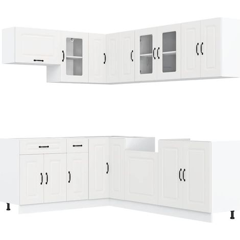 Maison Exclusive - Ensemble d'armoires de cuisine 11 pcs Kalmar bois d'ingénierie (1/5)
