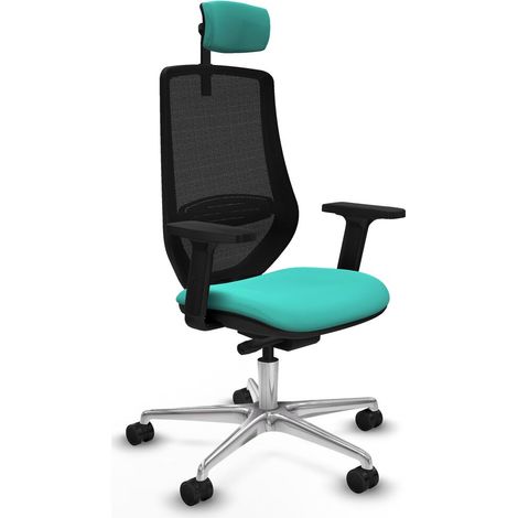 Sedia da Ufficio Piqueras y Crespo D086N2W Turchese (1/5)