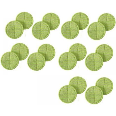 20 pieces for Yunjing bobot electric mop mop paste fiber cleaning cloth 16cm round thickened cloth pad accessories (1/4)