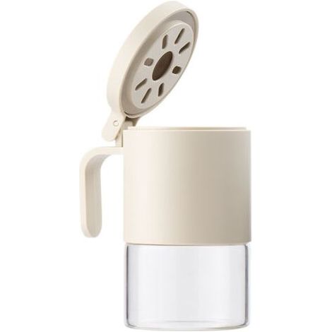 Lot de 2 Bocaux à Épices en Verre- Pot de Rangement d’Assaisonnements - Boite a Epices et Condiments de Cuisine (1/5)