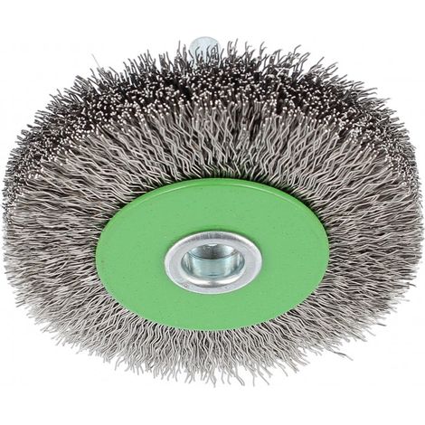 Brosse Circulaire D70x18x6 Fil Inox Ondulé 0.30 Spécial (1/2)