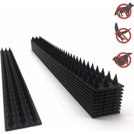 Vogelabwehrspitzen, Taubenbarriere/Kletterschutz, 10 Stück, 5 m lang (1/4)