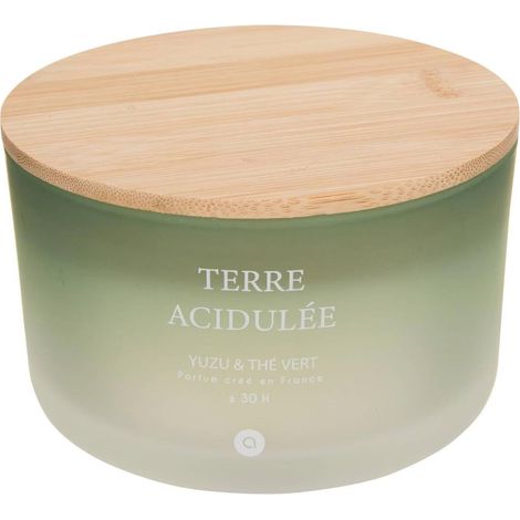 Bougie Parfumée en Verre "Sana" 420g Terre Acidulée (1/3)