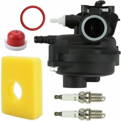 Carburateur de tondeuse à gazon 799583 pour moteurs Briggs & Stratton 300E 450E 500E OVH 125cc 140cc 08P502 09P602 Series Remplace 591160 595656 591979 593261 (1/4)