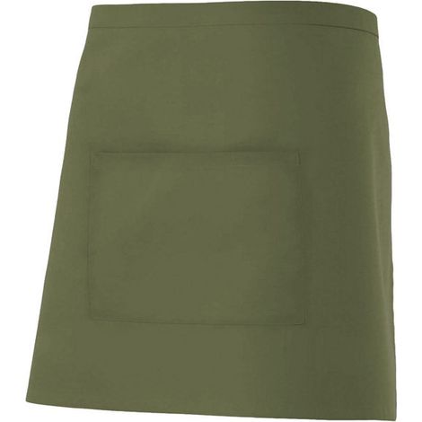 Delantal Corto Con Bolsillo VERDE CAZA U