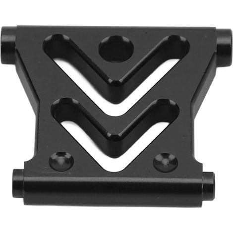 Frontstoßstange aus Aluminiumlegierung mit Antikollisionsschutz für RC-Cars, passend für Axial RBX10 1/10 ferngesteuerte Fahrzeuge, Schwarz (1/5)