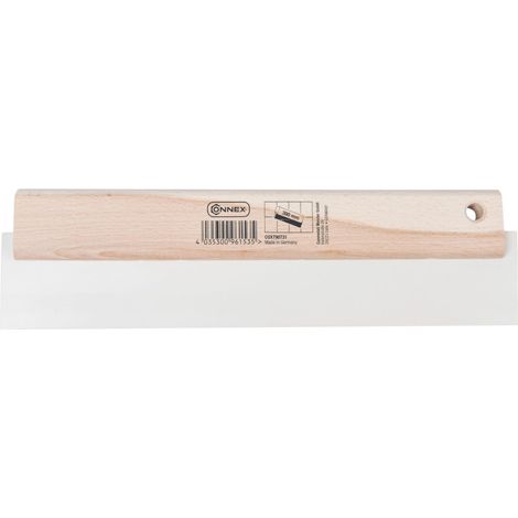 Connex Fugengummi 300 mm weiß Abriebfestes Gummiblatt weiß mit Holzrücken Fliesenwerkzeug
