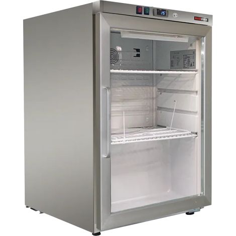 Armoire réfrigerée froid positif 130 l, porte verre, inox REDFOX - DRR 200 GS - REDFOX