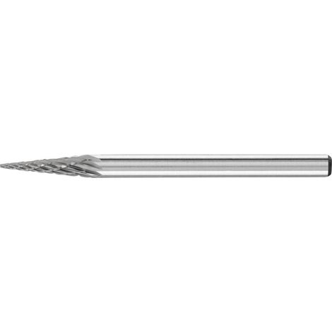 Fresa piccola forma G SKM D.3mm testa-L.11mm gambo-D.3mm HM zincato 3 Plus PFERD (1/4)