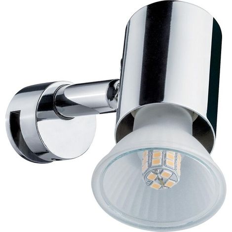 – Applique de salle de bain orientable 20W GU10 – Métal – Tension 230V – Indice de protection IP20 – Pour miroirs (1/5)