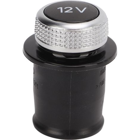 Capuchon de Protection pour Allume-cigare de Voiture 4H0919311, 12V Chromé pour Prise D'allume-cigare de Voiture A3 A4 A6 A7 A8 (1/5)