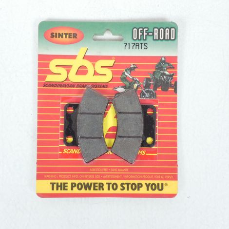 Bremsbelag vorne ar sbs für quad polaris 250 big boss 1989 bis
