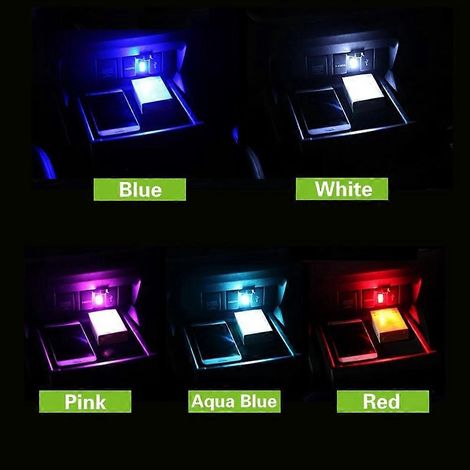 Éclairage intérieur de voiture USB, lampe LED USB, éclairage décoratif pour les pieds (1/5)