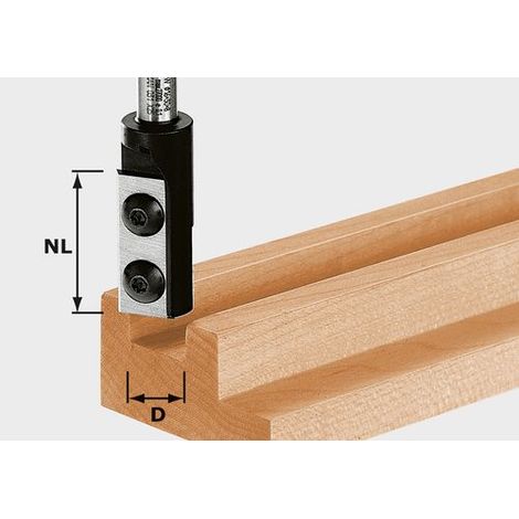 492716 Festool Placchette reversibili per fresa per scanalature HW D16/30 S8