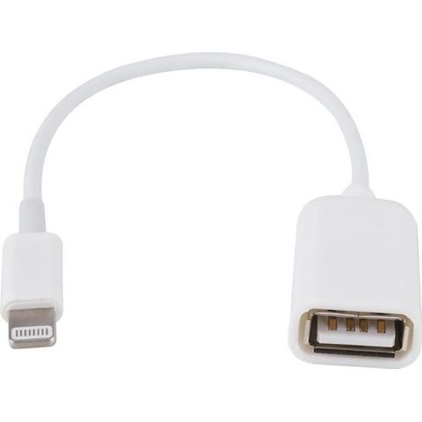 USB Femelle Adaptateur Câble De Charge Sync Données OTG pour iPhone -ABI (1/4)
