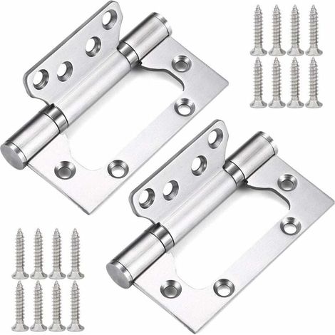 Bisagras de puerta de dos piezas, bisagras de acero inoxidable 304, bisagras para puertas plegables, bisagras de rodamiento de bolas de 4 pulgadas, bisagras para muebles del hogar (1/5)