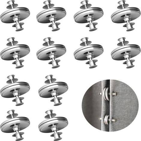 paires d'aimants puissants adaptés aux ferme portes magnétiques de bureau chambre aucun perçage requis 20 mm (1/5)