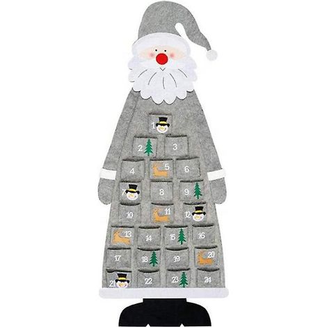 calendrier De L'avent 3d Santa Claus Feel Calendrier De L'avent 24 Jours Poche Compte  Rebours De Nol