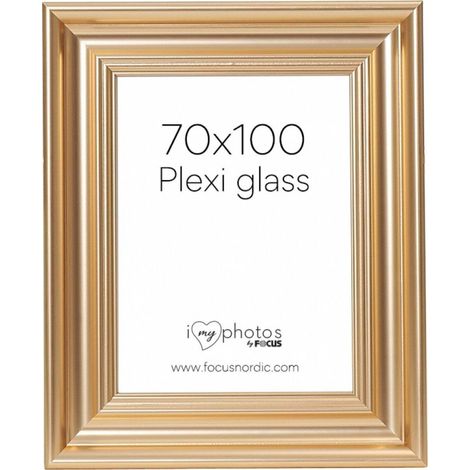Focus Charleston Gold cornice fotografica 70x100 cm, elegante