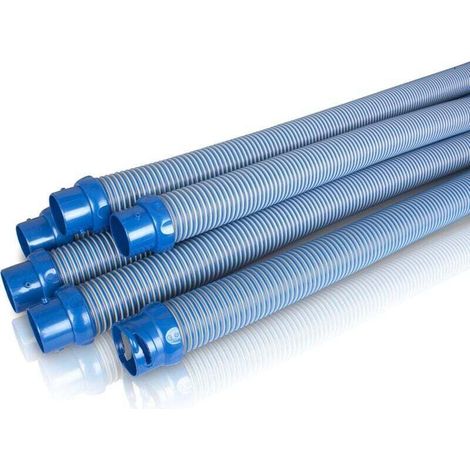 Set di 6 tubi flessibili Twist Lock da 1 m per robot idraulici per la pulizia delle piscine, blu