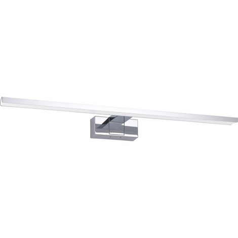 LED Applique miroir, lampe salle de bain, aluminium chromé (1/5)