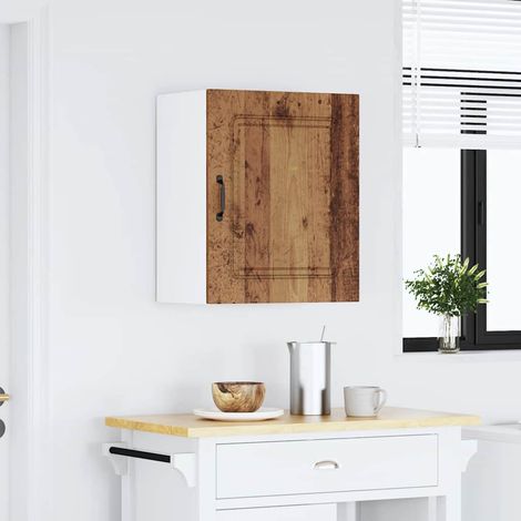 Armoire murale de cuisine en bois d’ingénierie vieilli 50 x 31 x 60 cm - PANGIVO (1/5)