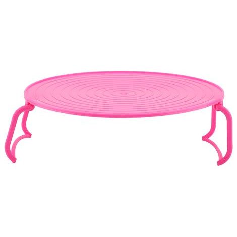 Lot en plastique rouge pour micro-ondes : grille de cuisson vapeur superposée multifonction (1/5)
