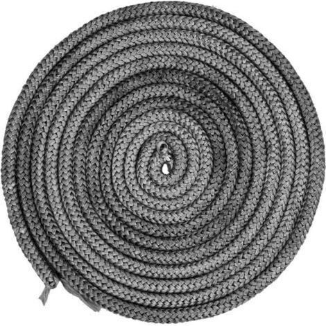 [JAMAIS UTILISÉ]Joint de Porte de Poêle à Bois ​Corde en Fibre de Verre de Poêle à Bois, 10 mm Joint de Cheminée Résistant Chaleur de 550°C Joint d'Étanchéité 4 M (1/5)