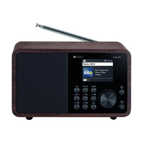 NABO TUNE PRO bois Radio Internet avec FM/DAB (1/2)